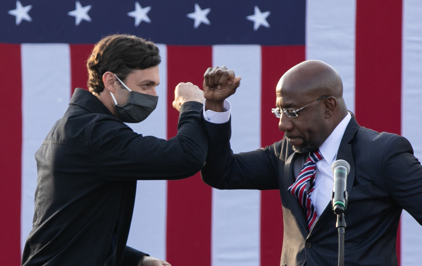 Jon Ossoff and Raphael Warnock